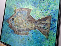 Acryl schilderij, maya wildevuur, vis - afbeelding 11 van  13