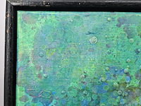 Acryl schilderij, maya wildevuur, vis - afbeelding 12 van  13