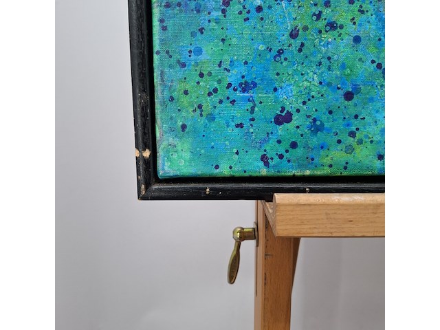 Acryl schilderij, maya wildevuur, vis - afbeelding 13 van  13