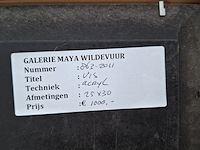 Acryl schilderij, maya wildevuur, vis - afbeelding 2 van  10