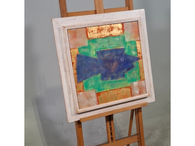 Acryl schilderij, maya wildevuur, vis - afbeelding 2 van  7