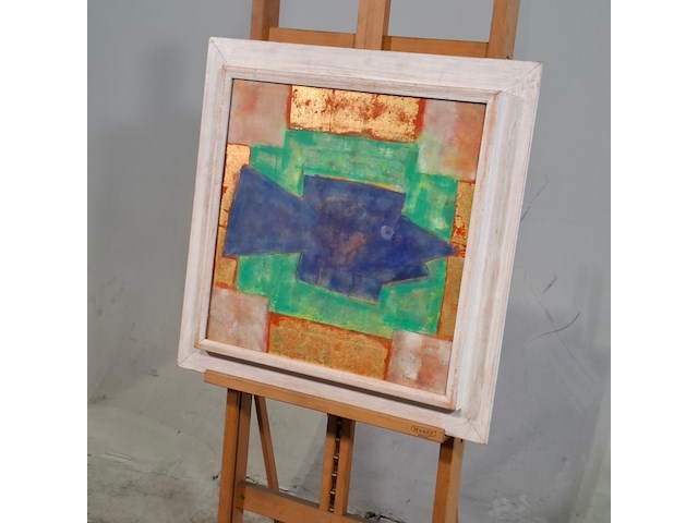 Acryl schilderij, maya wildevuur, vis - afbeelding 3 van  7