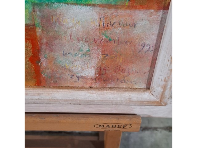 Acryl schilderij, maya wildevuur, vis - afbeelding 4 van  7