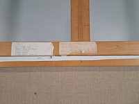 Acryl schilderij, maya wildevuur, vissen, 1992 - afbeelding 2 van  13