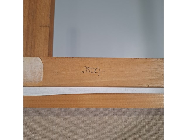 Acryl schilderij, maya wildevuur, vissen, 1992 - afbeelding 5 van  13