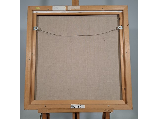 Acryl schilderij, maya wildevuur, vissen, 1992 - afbeelding 13 van  13