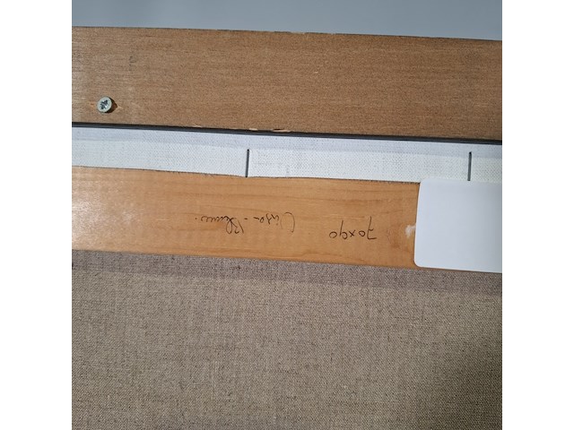 Acryl schilderij, maya wildevuur, vissen, 1996 - afbeelding 3 van  11