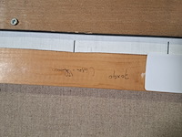 Acryl schilderij, maya wildevuur, vissen, 1996 - afbeelding 3 van  11