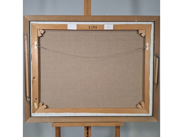 Acryl schilderij, maya wildevuur, vissen, 1996 - afbeelding 10 van  11