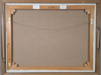 Acryl schilderij, maya wildevuur, vissen, 1996 - afbeelding 10 van  11