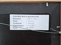 Acryl schilderij, maya wildevuur, vissen - afbeelding 2 van  10