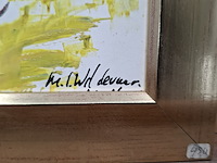 Acryl schilderij, maya wildevuur, vissen - afbeelding 6 van  10