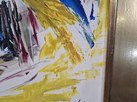 Acryl schilderij, maya wildevuur, vissen - afbeelding 4 van  7