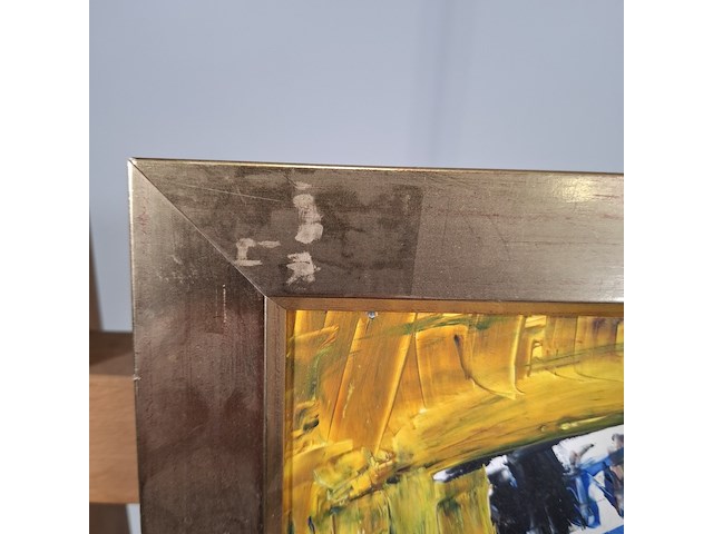 Acryl schilderij, maya wildevuur, vissen - afbeelding 5 van  7