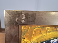 Acryl schilderij, maya wildevuur, vissen - afbeelding 5 van  7