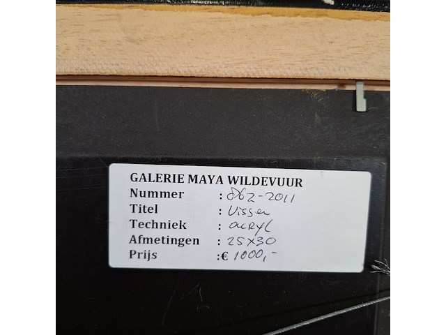 Acryl schilderij, maya wildevuur, vissen - afbeelding 7 van  7