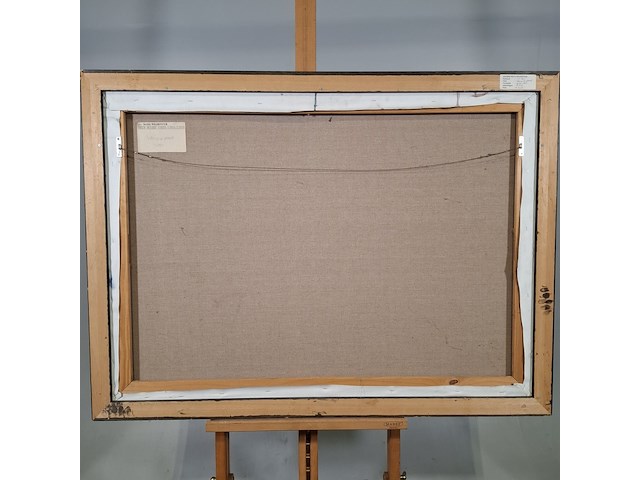 Acryl schilderij, maya wildevuur, vrouw op paard, 1993 - afbeelding 9 van  10