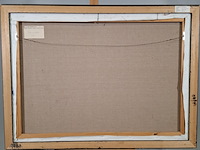 Acryl schilderij, maya wildevuur, vrouw op paard, 1993 - afbeelding 9 van  10