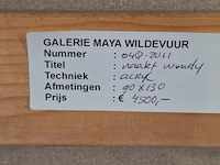 Acryl schilderij, maya wildevuur, wendy, naakt - afbeelding 6 van  6