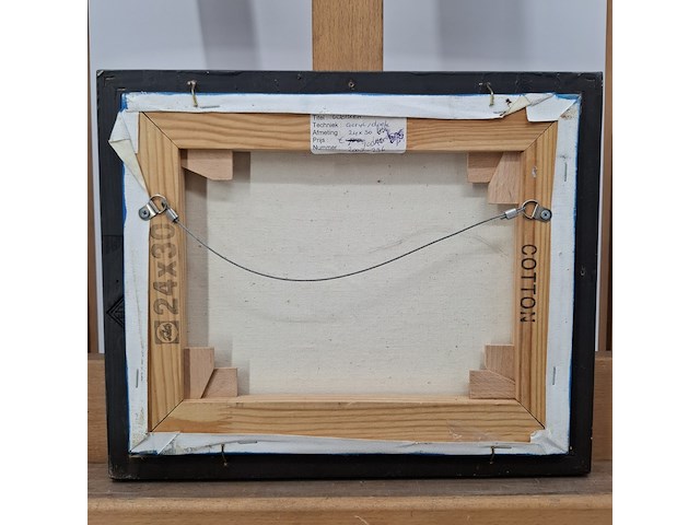 Acryl schilderij, maya wildevuur, wolken, 2003 - afbeelding 2 van  11