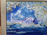 Acryl schilderij, maya wildevuur, wolken, 2003 - afbeelding 5 van  11