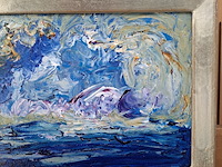 Acryl schilderij, maya wildevuur, wolken, 2003 - afbeelding 6 van  11