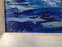 Acryl schilderij, maya wildevuur, wolken, 2003 - afbeelding 7 van  11