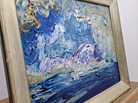 Acryl schilderij, maya wildevuur, wolken, 2003 - afbeelding 8 van  11