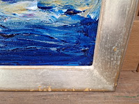 Acryl schilderij, maya wildevuur, wolken, 2003 - afbeelding 11 van  11