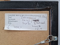 Acryl schilderij, maya wildevuur, zeemeeuw, 2017 - afbeelding 2 van  10