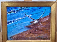 Acryl schilderij, maya wildevuur, zeemeeuw, 2017 - afbeelding 3 van  10