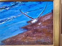 Acryl schilderij, maya wildevuur, zeemeeuw, 2017 - afbeelding 5 van  10