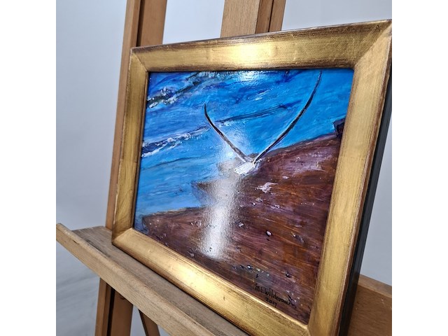 Acryl schilderij, maya wildevuur, zeemeeuw, 2017 - afbeelding 8 van  10
