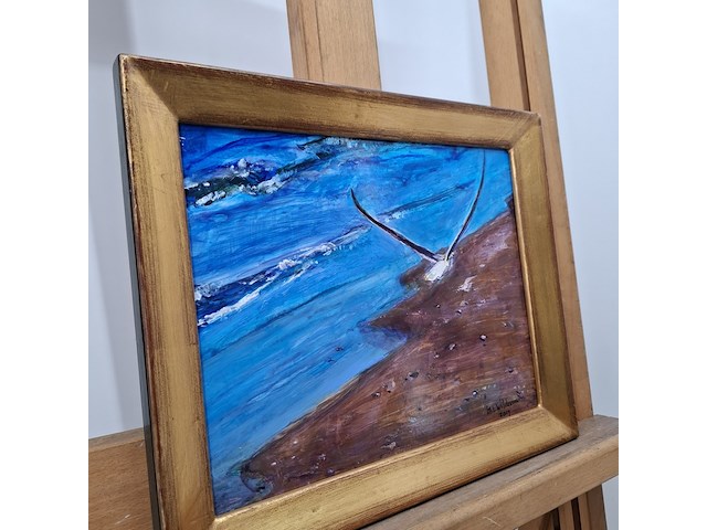 Acryl schilderij, maya wildevuur, zeemeeuw, 2017 - afbeelding 7 van  10