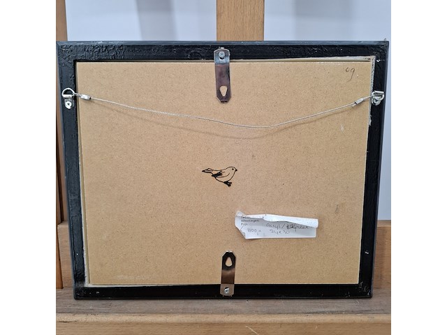 Acryl schilderij, maya wildevuur, zonsondergang, 2017 - afbeelding 10 van  10