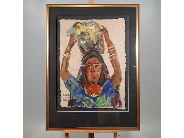 Acryl schilderij, maya wildevuur - afbeelding 2 van  8