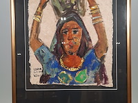 Acryl schilderij, maya wildevuur - afbeelding 4 van  8