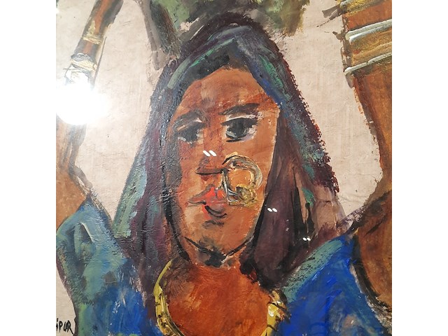 Acryl schilderij, maya wildevuur - afbeelding 5 van  8