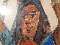 Acryl schilderij, maya wildevuur - afbeelding 5 van  8