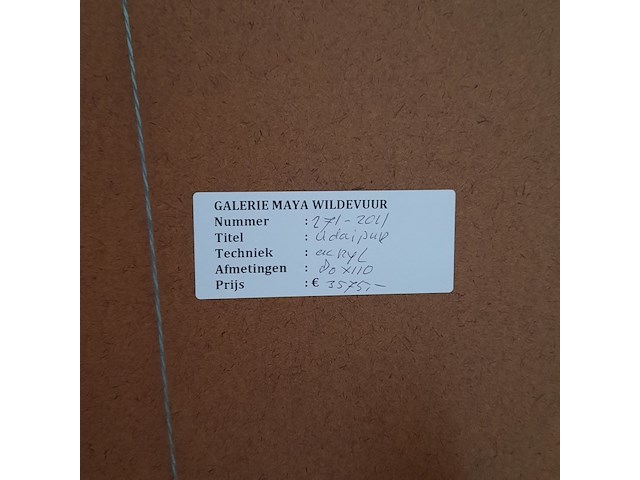 Acryl schilderij, maya wildevuur - afbeelding 8 van  8