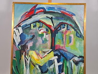 Acryl schilderij, maya wildevuur