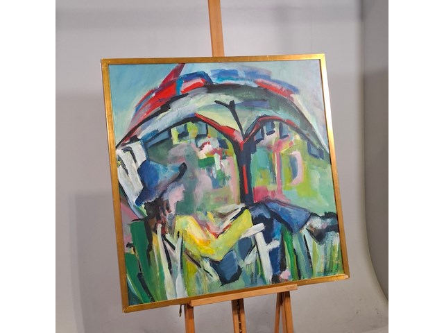 Acryl schilderij, maya wildevuur - afbeelding 2 van  7