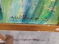 Acryl schilderij, maya wildevuur - afbeelding 4 van  7