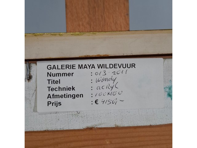 Acryl schilderij, maya wildevuur - afbeelding 7 van  7