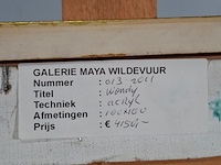Acryl schilderij, maya wildevuur - afbeelding 7 van  7