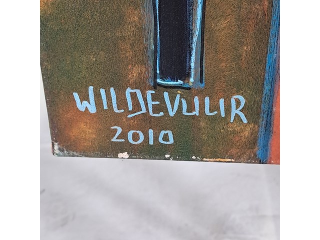 Acryl schilderij, maya wildevuur - afbeelding 3 van  8