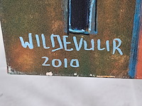 Acryl schilderij, maya wildevuur - afbeelding 3 van  8