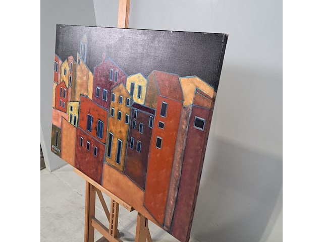 Acryl schilderij, maya wildevuur - afbeelding 6 van  8