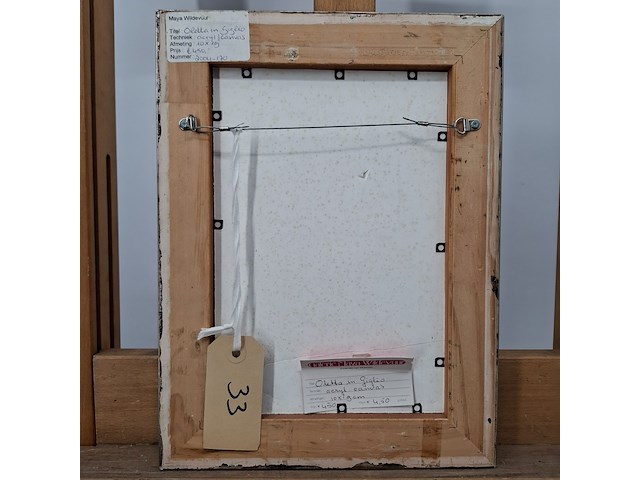 Acryl schilderij op canvas, maya wildevuur, 2004 - afbeelding 3 van  13