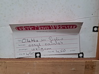 Acryl schilderij op canvas, maya wildevuur, 2004 - afbeelding 5 van  13